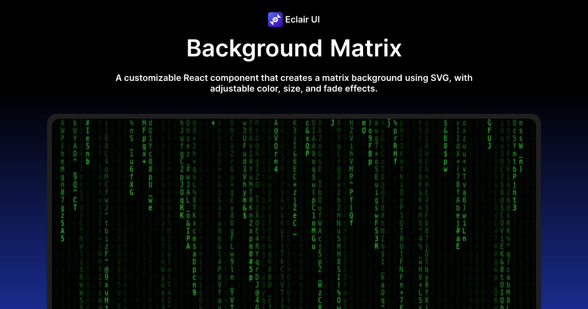Background Matrix